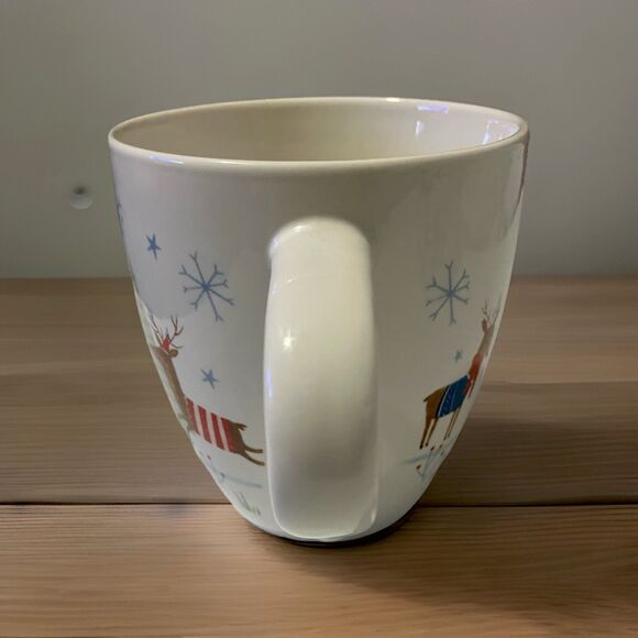 Christmas Winter Reindeer Rudolph Coffee Tea Mug "FINE DINING CHINA " - Picture 4 of 14